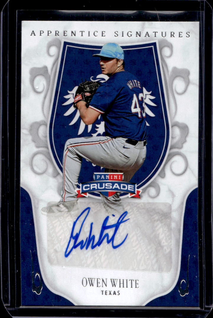 2024 Panini Crusade Owen White Apprentice Signatures Rookie RC Auto #AS-OWT