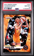 2024 Panini Prizm Wnba #127 Cameron Brink Orange Ice PSA 10 Rookie RC