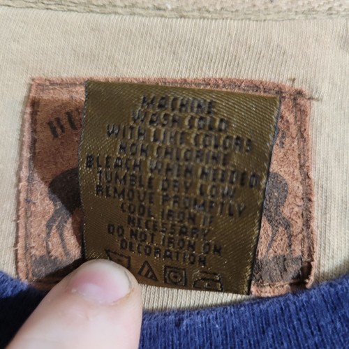 Buckhorn River Sweatshirt Men's L Blue Embroidered Buckmaster Nature Animals - Picture 11 of 13