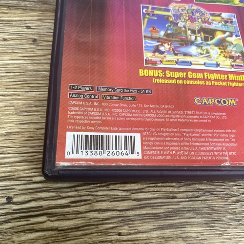 Street Fighter Alpha Anthology (Sony PlayStation 2, 2006) - getestet und funktioniert Ps2 - Bild 10 von 10