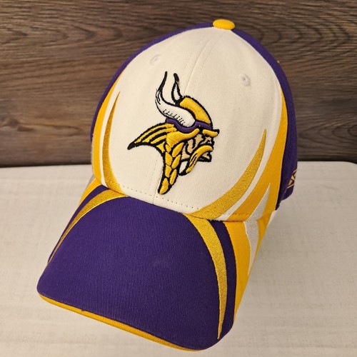 Minnesota Vikings Reebok NFL Equipment Hat Adjustable OSFA Logo Baseball Cap