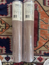 York Wallcoverings TL2048 Burlap Texture Wallpaper Two Double Rolls