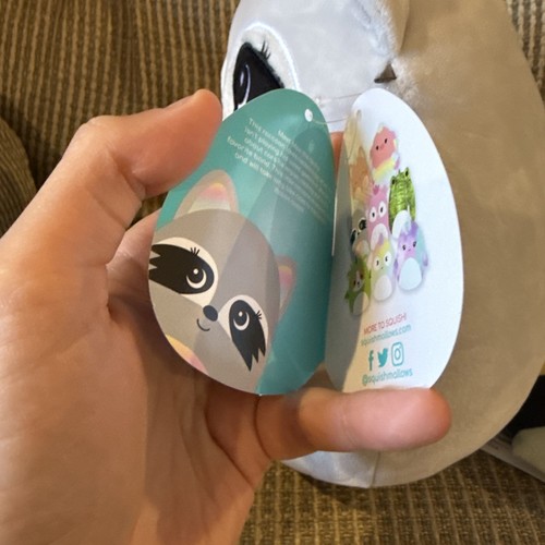 Squishmallows Max The Raccoon 8" Kellytoy Max The Techy Squishmallow NUEVO NUEVO CON ETIQUETAS - Imagen 5 de 5