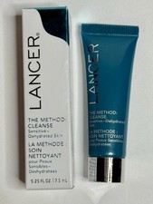 Lancer The Method CLEANSE Sensitive Dehydrated Skin Cleanser 0.25oz. 7.5ml.