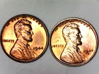 1944, 1944d, Lincoln Cents-Unc