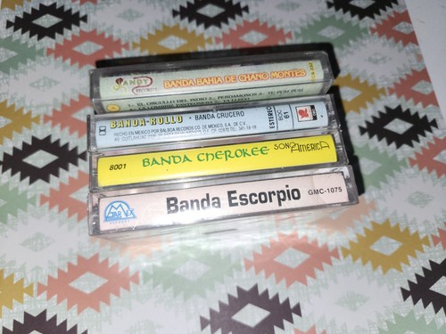 Banda Kassetten Lote De 4 Original Musica Mexicana - Bild 5 von 6