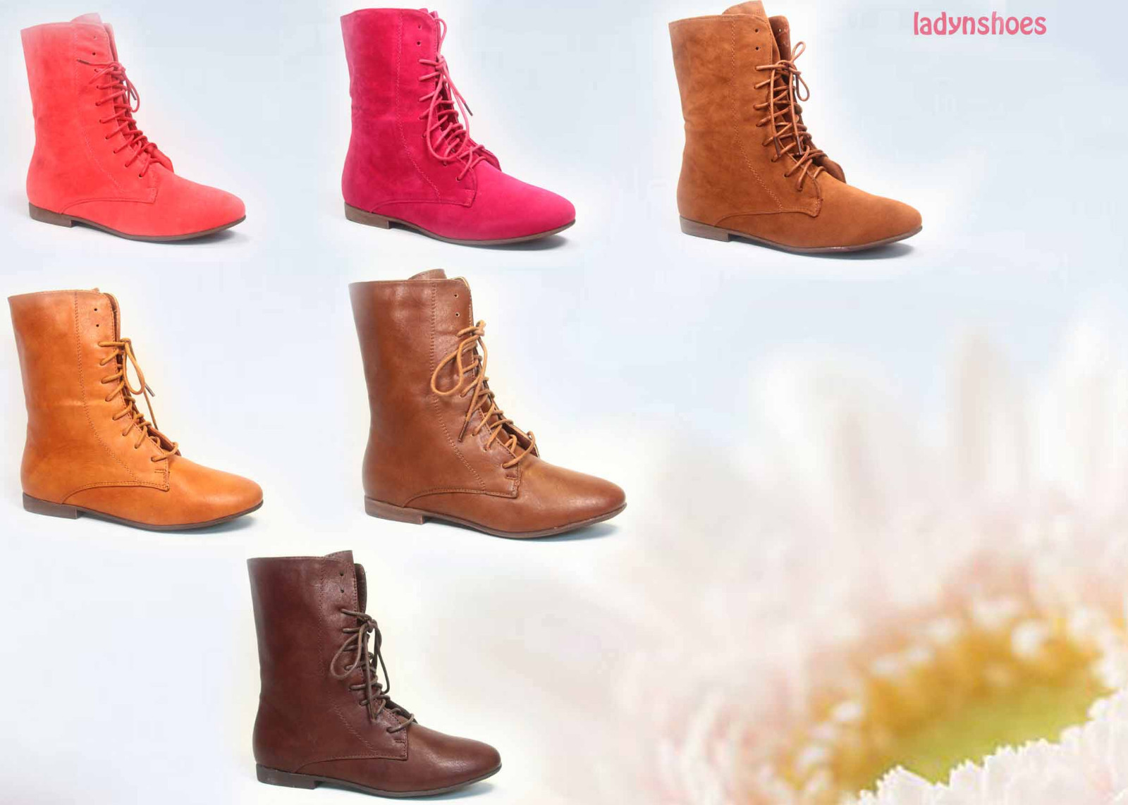 NEW Faux Leather Suede Mid-Calf Oxford Flat Round Toe Boot Shoes Size 5.5 -10 NEW Faux Leather Suede Mid-Calf Oxford Flat Round Toe Boot Shoes Size 5.5 -10