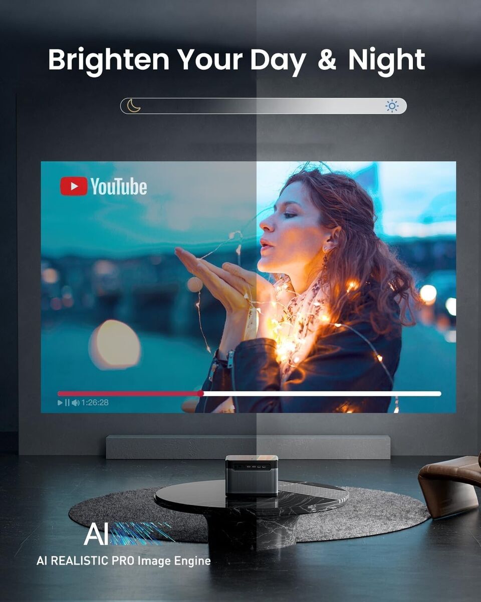 Dangbei DBX3 Pro 4K Projector, 1800 ISO Lumens, DLP