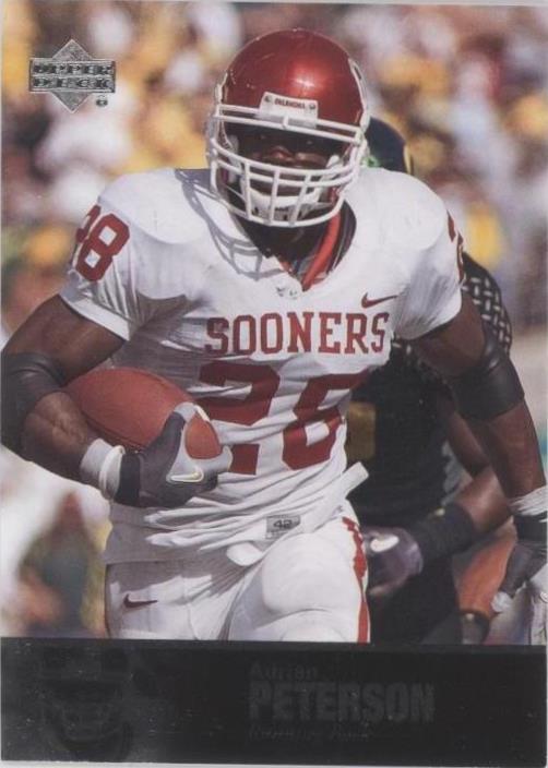 2011 Upper Deck College Football Legends Adrian Peterson #77 - 1 of 2