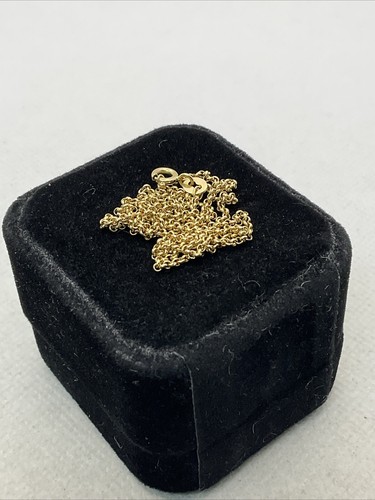 ELEGANTE massive 14K (585) Gelbgold RUNDES LINK Kettenkette 18"" Länge 1,5 g. - Bild 16 von 17