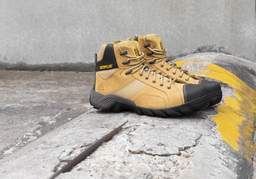 Botas de trabajo/seguridad Caterpillar Cat Argon cremallera lateral alta para hombre con puntera de acero - Goma - Imagen 13 de 16