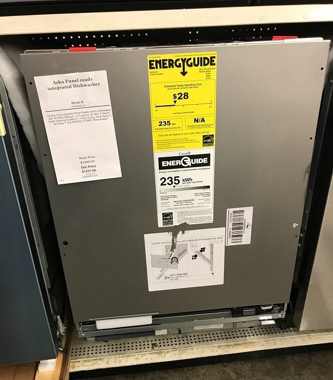 Asko 40 online series dishwasher