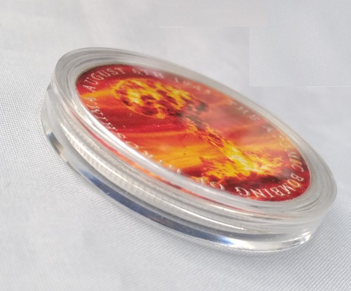 Enola Gay Gold Silver Coin I Hiroshima Nagasaki World War II Oppenheimer Film US - Foto 13 di 23