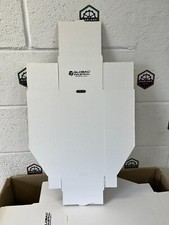 Global Industrial 228174 6”x12”x4-1/2” Open Top White Corrugated Bin Box Qty 50