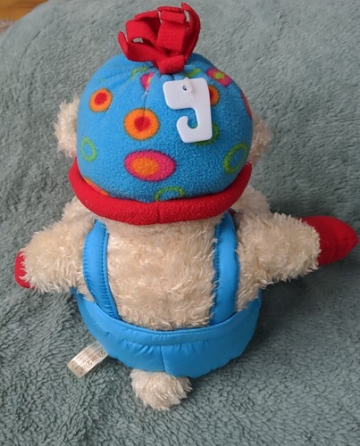 DAN DEE Vintage Teddy Bear Winter Plush Snowsuit Ski Pants Mittens Hat - Picture 3 of 11