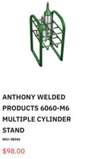 Medical Gas Cylinder Cart Stand Welded Steel New