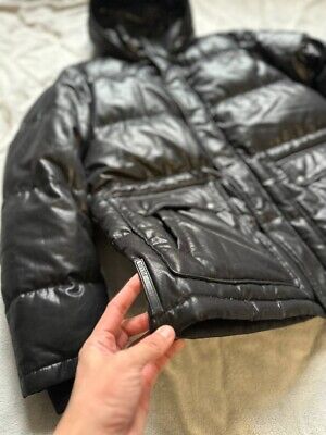 Prada Puffer Wool Nylon Gabardine Black down Coat Jacket Prada Puffer Wool Nylon Gabardine Black down Coat Jacket