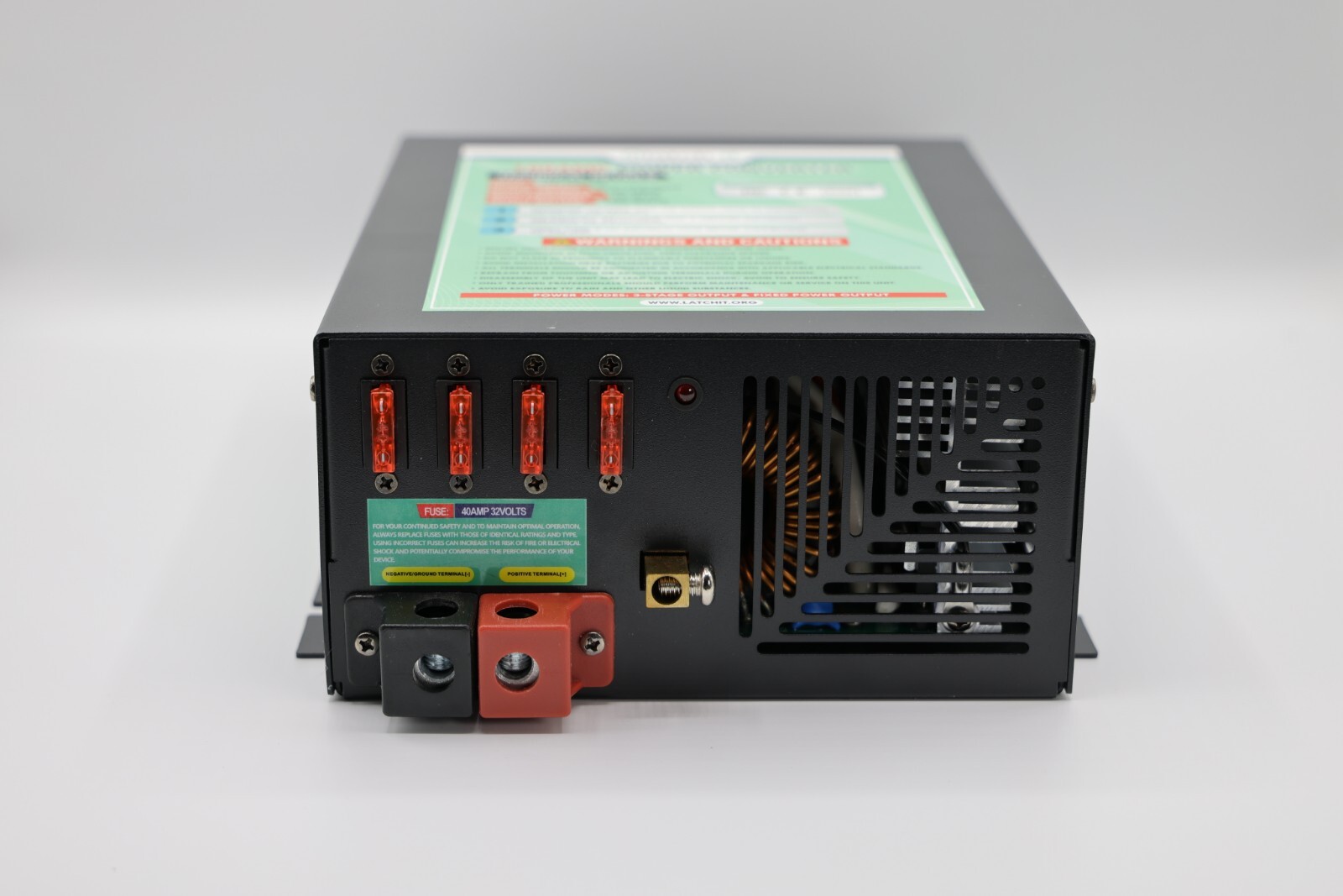 NEW LATCH.IT RV Converter Battery Charger 100AMP 120VAC to 12VDC