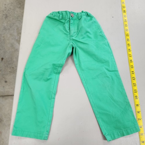 Polo Ralph Lauren Kids Pants Classic Designer Green Size 3/3T Adjustable Waist - Picture 1 of 12