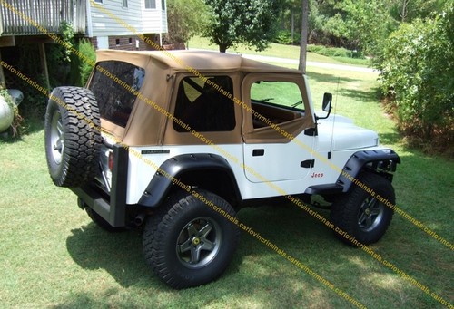 JEEP WRANGLER YJ ( 1987-1996 ) KOTFLÜGEL VERBREITERUNGEN RADLÄUFE - Breite 15cm - Afbeelding 2 van 11