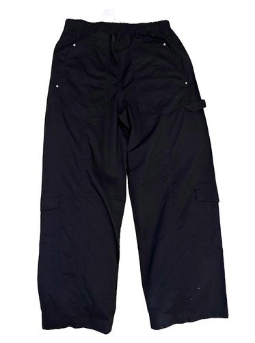 Cotton On Women's Quinn Cargo Wide Leg Cargo Pants Black Size 10 NEW - Picture 3 of 8