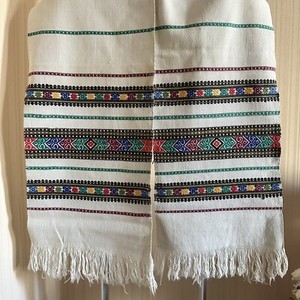 Rushnyk Vintage Ukrainian Рушник Hand-Embroidered Towel from Kyiv region 1930s