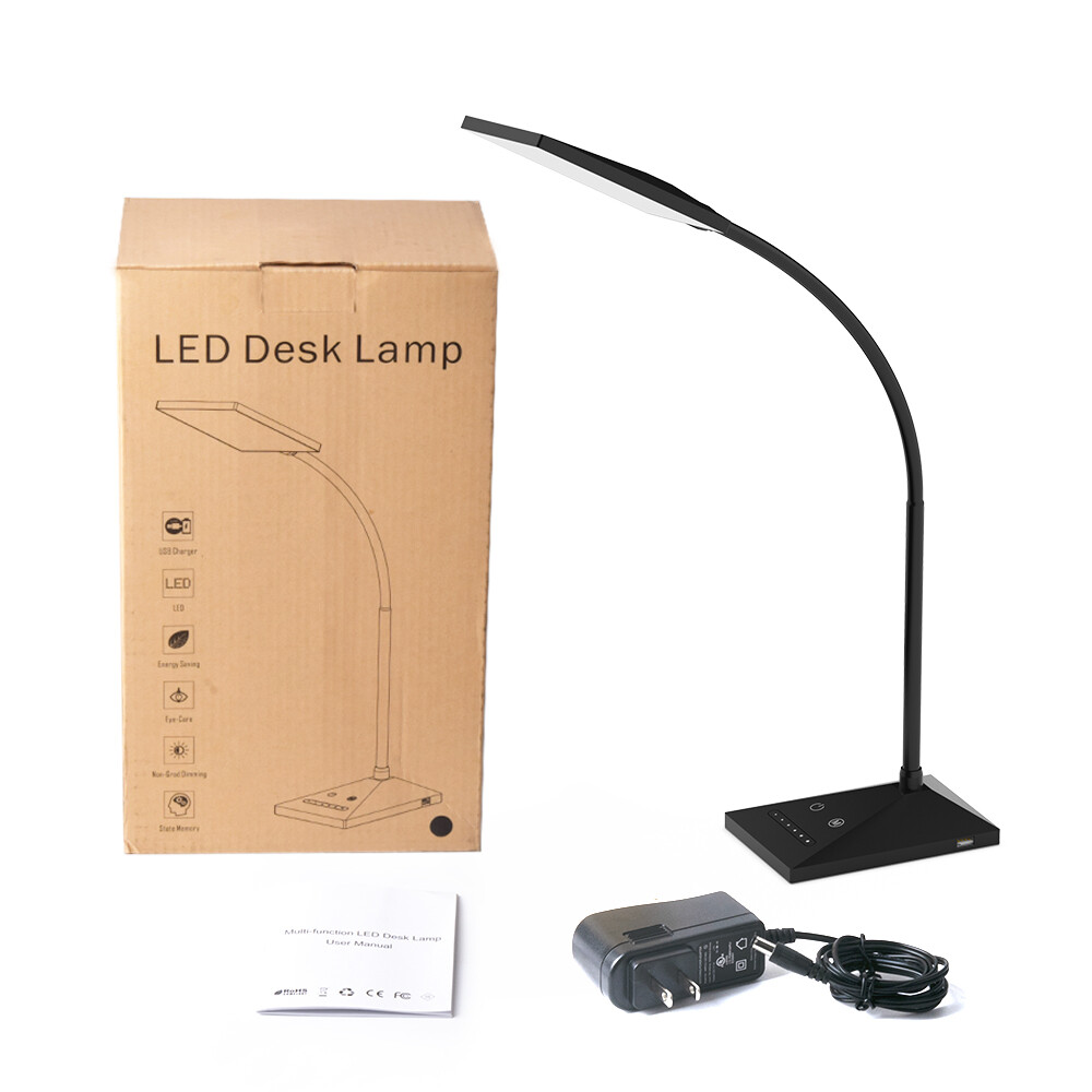 Touch Sensor Desk Lamp Table Light EyeCaring Reading 5 Modes LED Desk