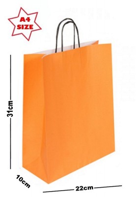 LUXURY KRAFT PAPER GIFT PARTY BAGS WITH HANDLES 18x8x20cm
