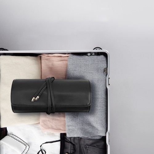 Bolsa de Maquillaje 3 en 1 Rodante Cepillos Cosméticos Protector Herramientas de Belleza Bolsa Soporte - Imagen 16 de 16