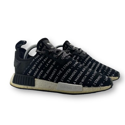 adidas gazelle silver green womens adidas Women's NMD_R1 Slip-On Shoes, Size 6.5, Black/White main image 0