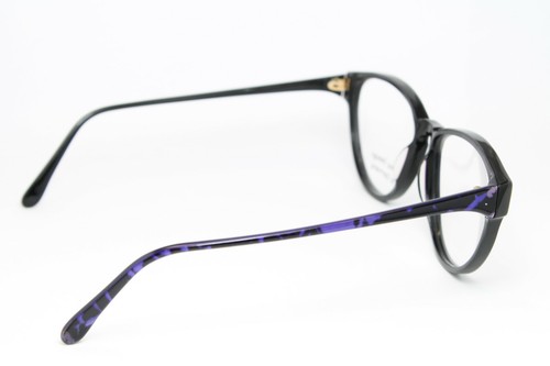 LORELAY 1001-03 Vintage Brille Eyeglasses Gafas Bril Bunt Schwarz-Lila Purple - Picture 5 of 7