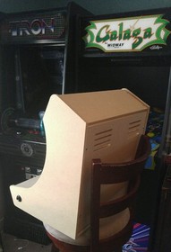 Easy to Assemble 2p Bartop / Tabletop Arcade Cabinet Kit w/ Marquee Holder HAPP