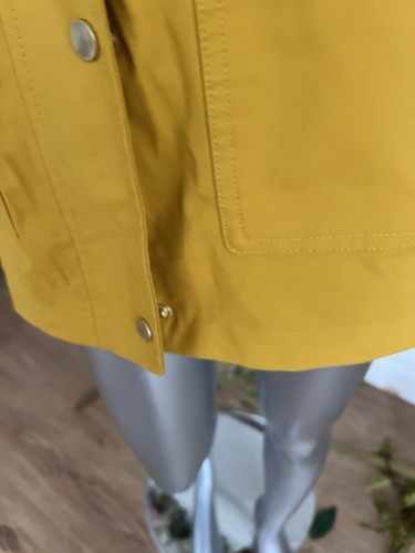 Womens Joules Raincoat Coast Size 6 8 10 & 12 Antique Gold Waterproof NEW PM60 - Picture 6 of 24