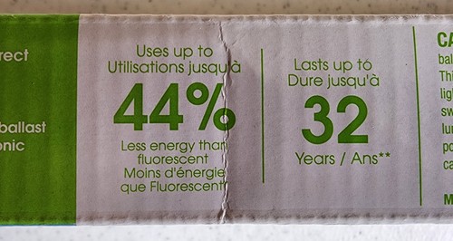 Feit Electric F32T8 32w 4ft. LED 2 Lamps Uses 18w Replaces T8 -  1800 Lumens - Picture 15 of 21