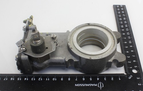 Gate Valve Whittaker 130595 Fuel Manual Operated RAF Vintage Aircraft Part - Picture 5 of 6