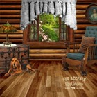  Faux Fur Curtain Window VALANCE Arctic Wolf Black FUR ACCENTS