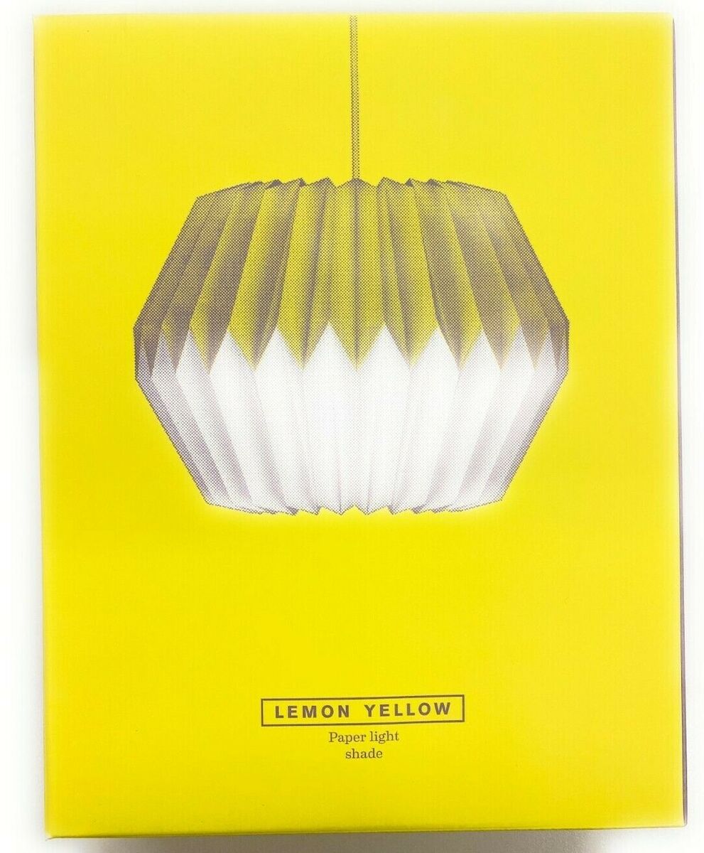Yellow paper light shade deals