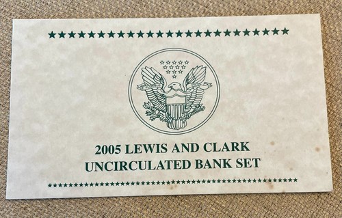 2005 LEWIS and CLARK Uncirculated Bank Coin Set w/ Certificate Of Authenticity - Picture 5 of 6