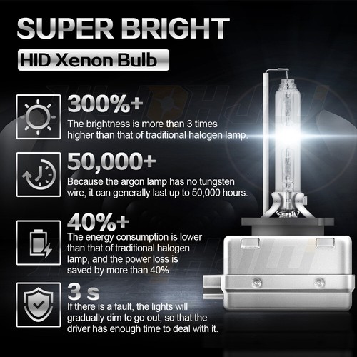 Faro HID de xenón D1S + 5202 bombillas antiniebla LED para Dodge Challenger 2011-2014 - Imagen 9 de 24