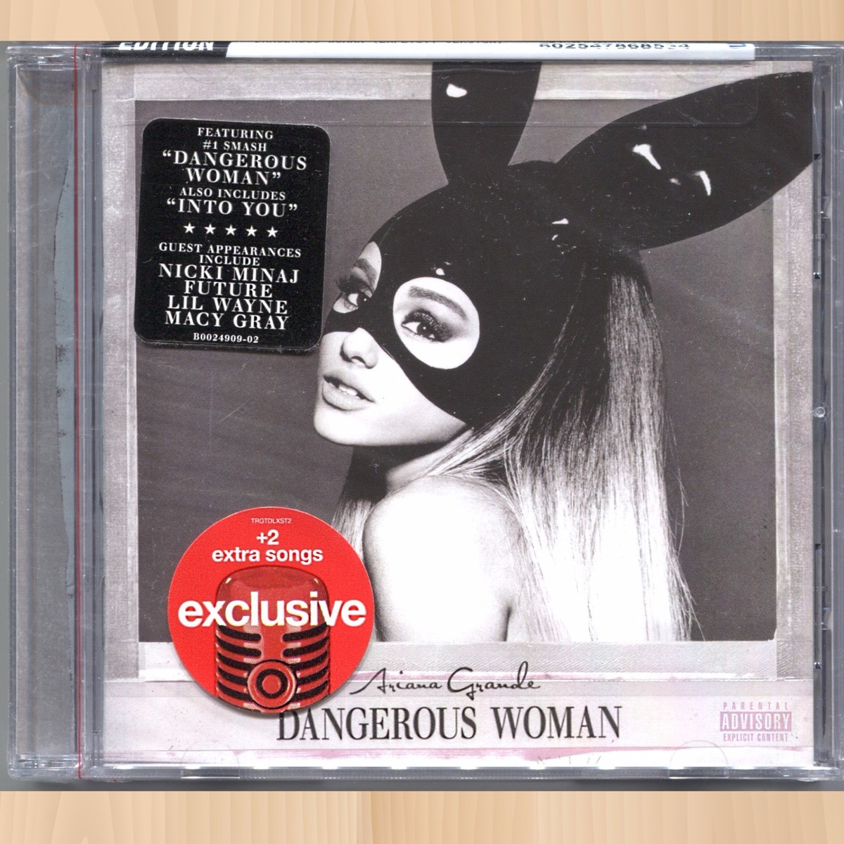 6 BONUS TRACKS---- ARIANA GRANDE Dangerous Woman TARGET CD