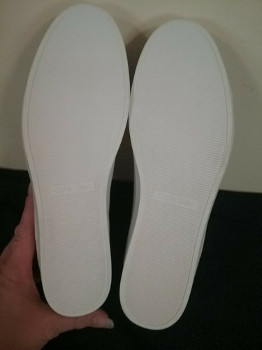 Calvin Klein Damen "Janet" Lederschuhe Größe 9,5 weiß NEU (T016K) - Bild 9 von 11