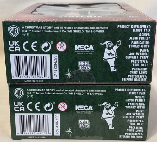 Figuras de acción NECA A Christmas Story - Ralphie con jinete rojo y anciano con lámpara de pierna - Imagen 3 de 5