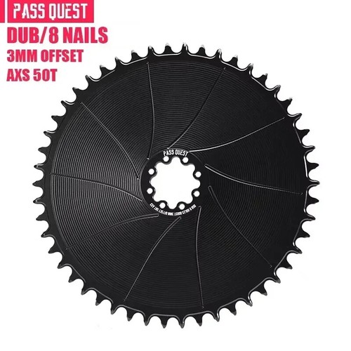 3mm Offset 8 Bolt Chainring Narrow Wide Teeth 38T-54T Chainwheel Direct Mount - Picture 40 of 43