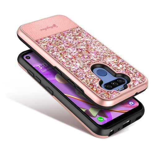 Funda protectora brillante para teléfono para LG K8X (2020) + protector de vidrio templado - Imagen 5 de 7
