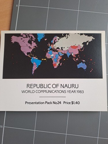 World Stamps: Nauru Mint Presentation Pack 24. Communication - Picture 2 of 3