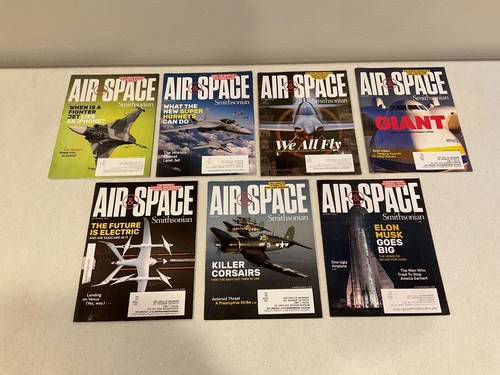 Smithsonian Air and Space Magazine Lot of 7 Key Issues 2021 - 2022 EUC