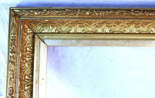 SUPERB ANTIQUE FIT 17 X 23 BAROQUE ORNATE PICTURE FRAME WOOD GOLD GILT VICTORIAN - Picture 12 of 24