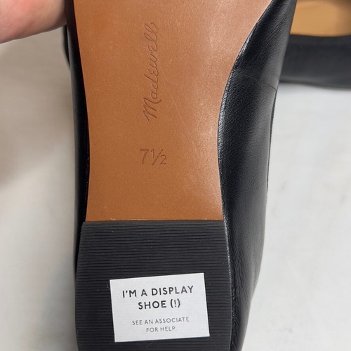 Madewell Womens $110 The Anelise Ballet Flat Black Size 7.5 NN901 #407 - Picture 10 of 15