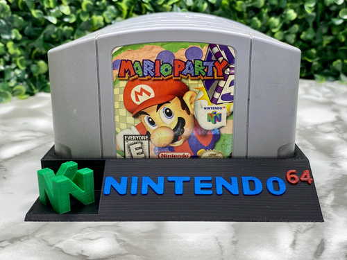 Nintendo 64 Game Holder - With 3D N64 Logo & Coloured Text - Holds 9 Games - Picture 7 of 7