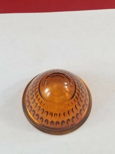 DORAY-LAMP-CO-CHICAGO-BL-25-DC-AMBER-GLASS-LENS-NOS-Lot-901-70